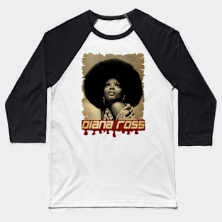 Diana Ross Vintage Baseball T-Shirt